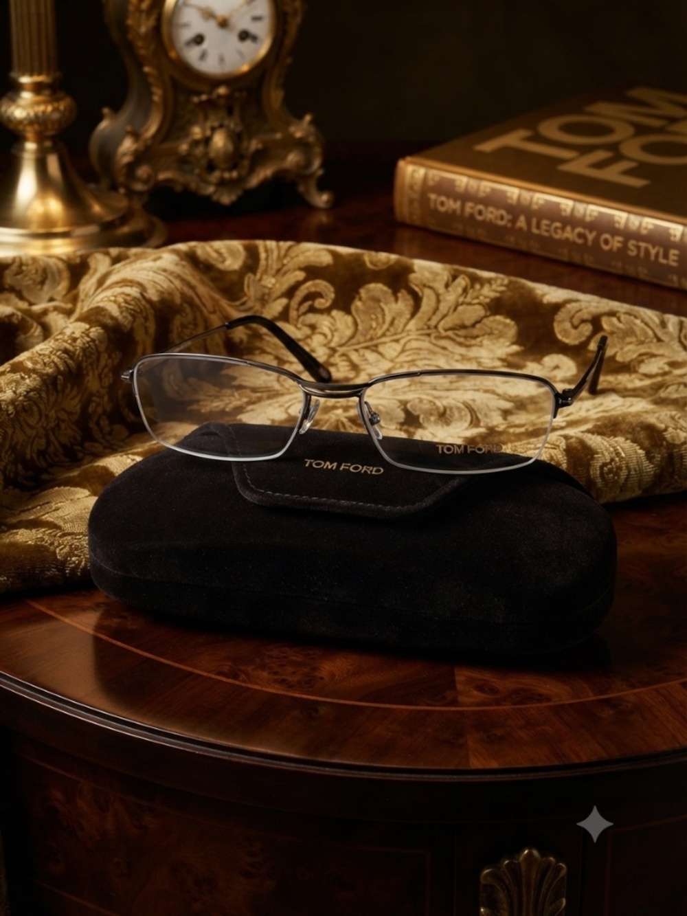 TOM FORD Demo Rectangular Ladies Eyeglasses FT5009 731 54